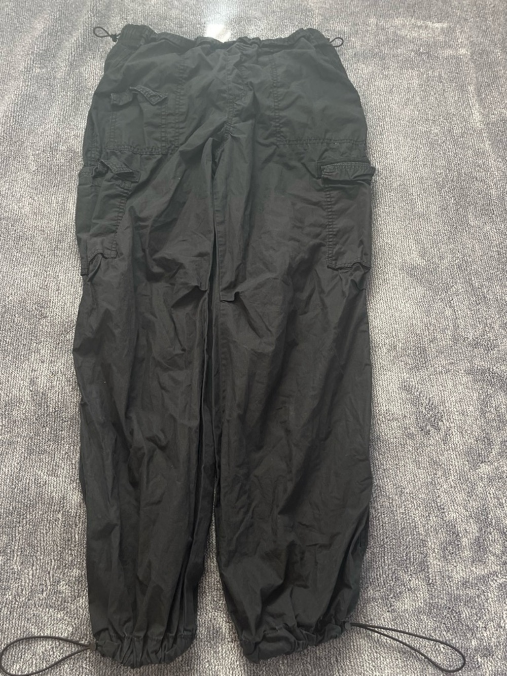 Aeropostale Black Cargo Jogger Pants